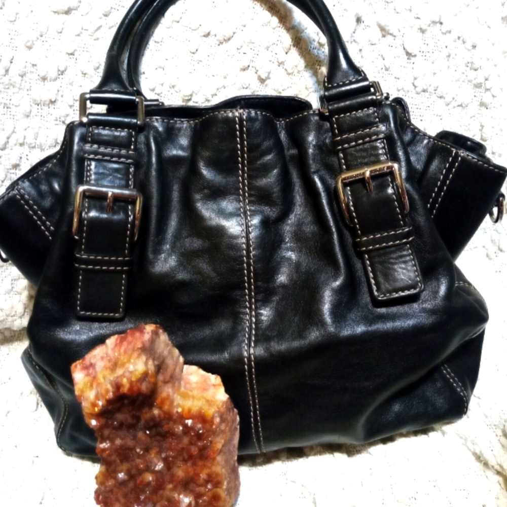 Michael Kors Black Leather Shoulderbag